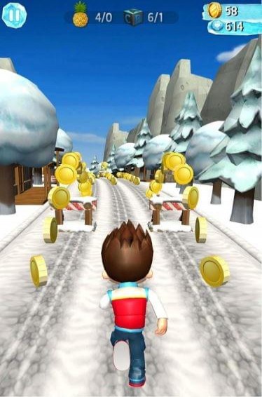 雪地奔跑(图1)