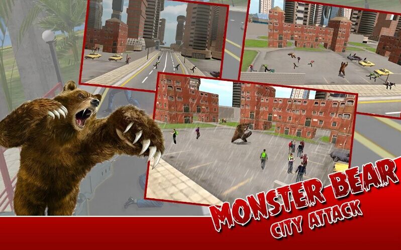 怪物熊：城市射击破解游戏(图三)