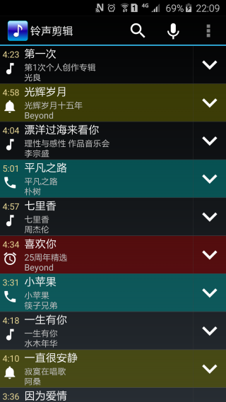 铃声剪辑中文版(图1)