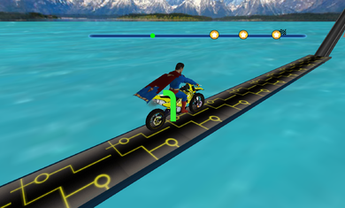 超级英雄杂技驾车破解游戏(图二)