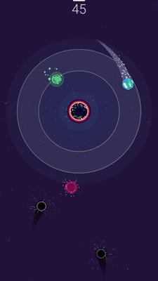 行星环绕(图4)