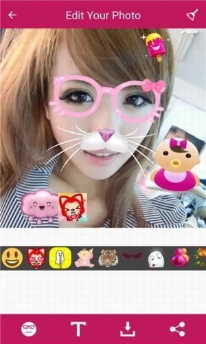 美颜美妆贴纸相机(图1)