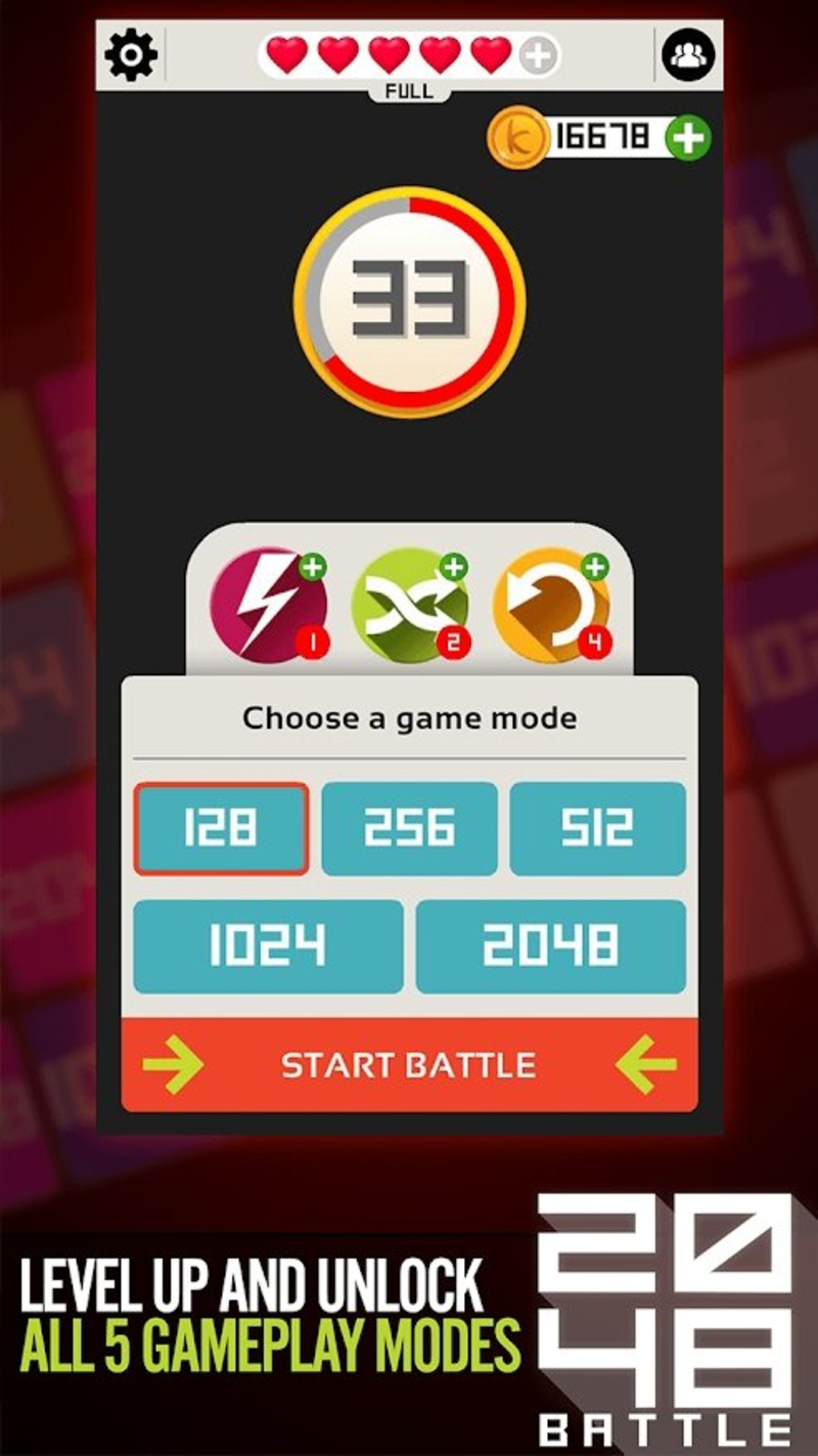 2048在線戰斗破解游戲(圖一)