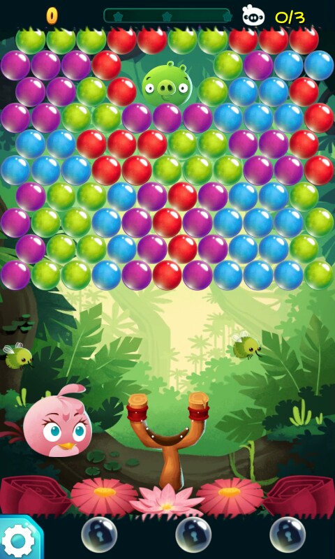 愤怒的小鸟思黛拉泡泡无限金币钻石破解游戏(图三)