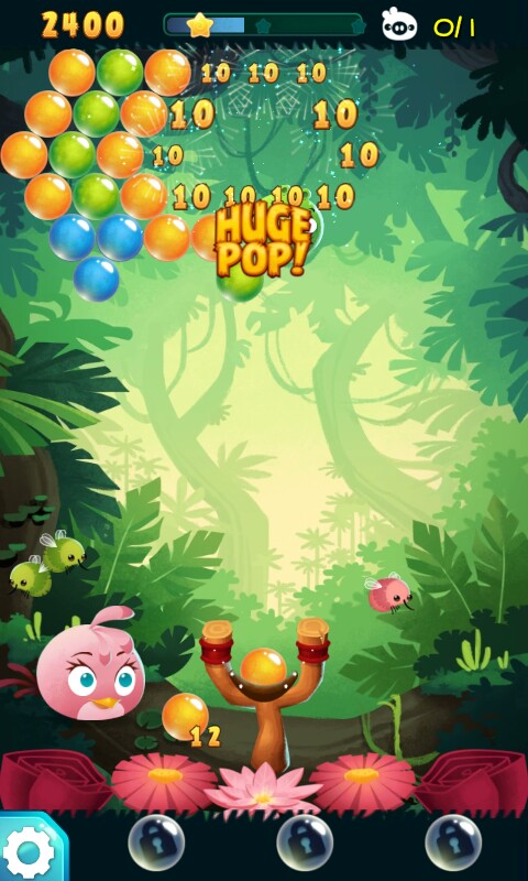 愤怒的小鸟思黛拉泡泡无限金币钻石破解游戏(图二)