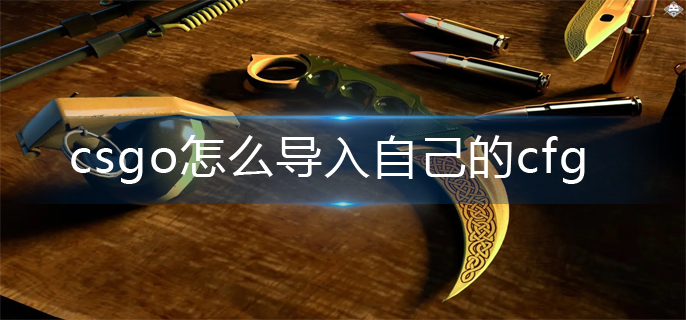 csgo自己的cfg导入方法