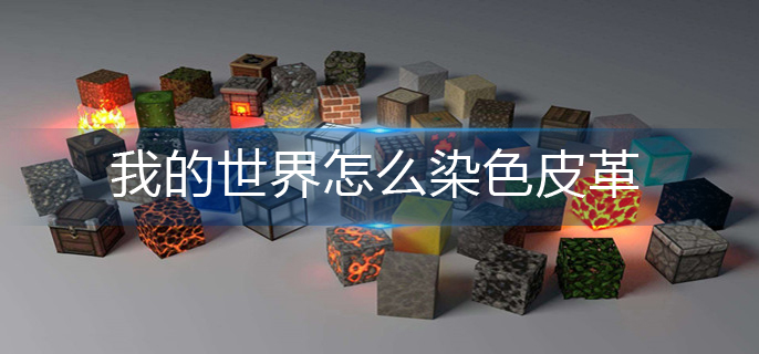 我的世界皮革染色教程