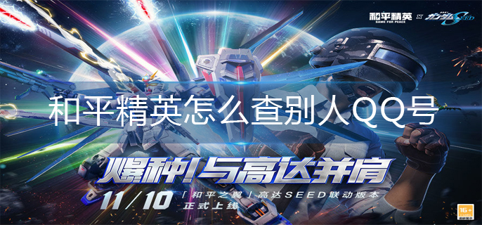 和平精英别人QQ号查询方法
