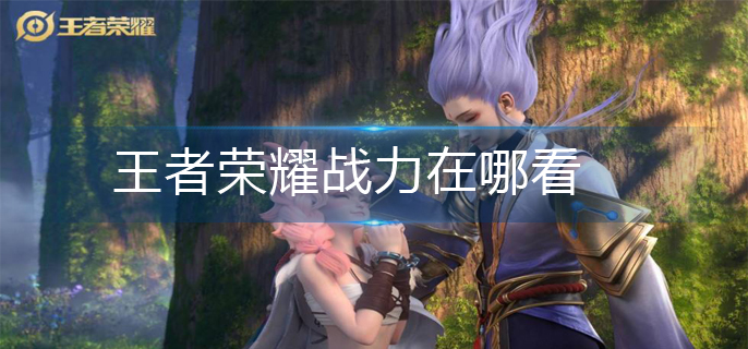 王者荣耀战力在哪看