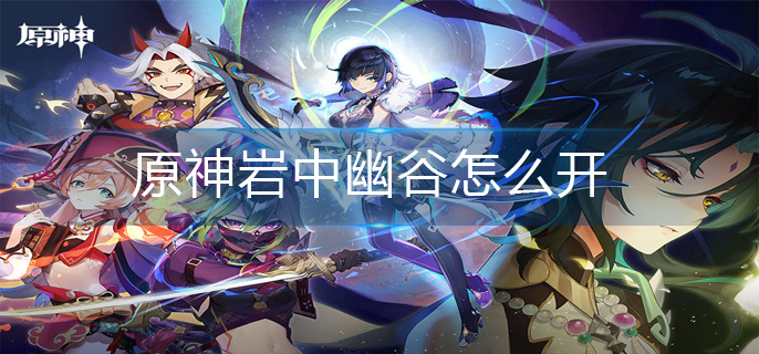 原神岩中幽谷怎么开