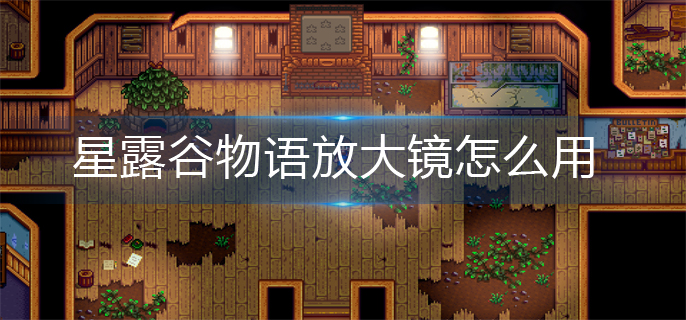 星露谷物语放大镜怎么用-放大镜使用方法