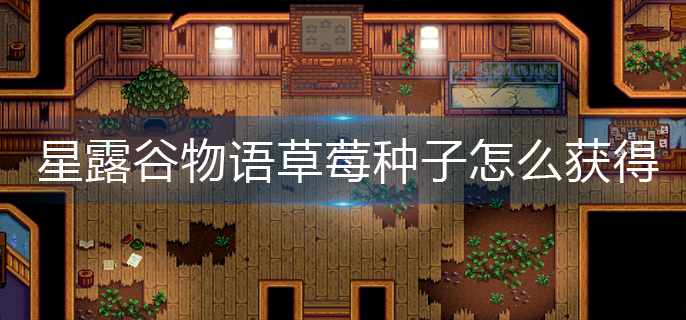 星露谷物语草莓种子怎么获得-草莓种子获得方法