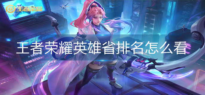 王者荣耀英雄省排名怎么看