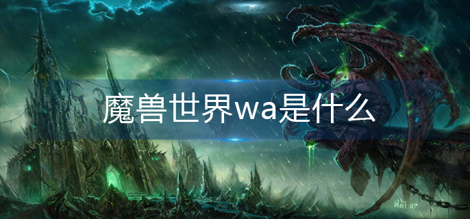 魔兽世界wa是什么