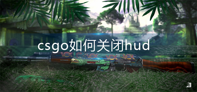 csgo如何关闭hud