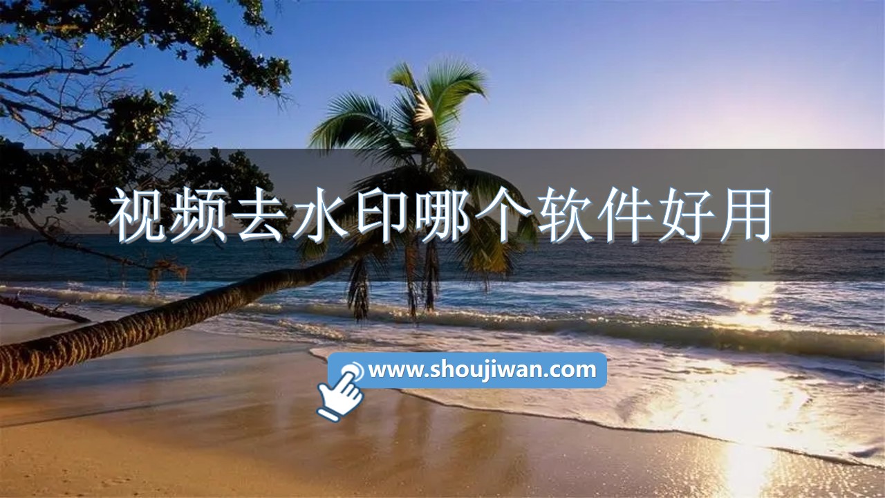视频去水印哪个软件好用