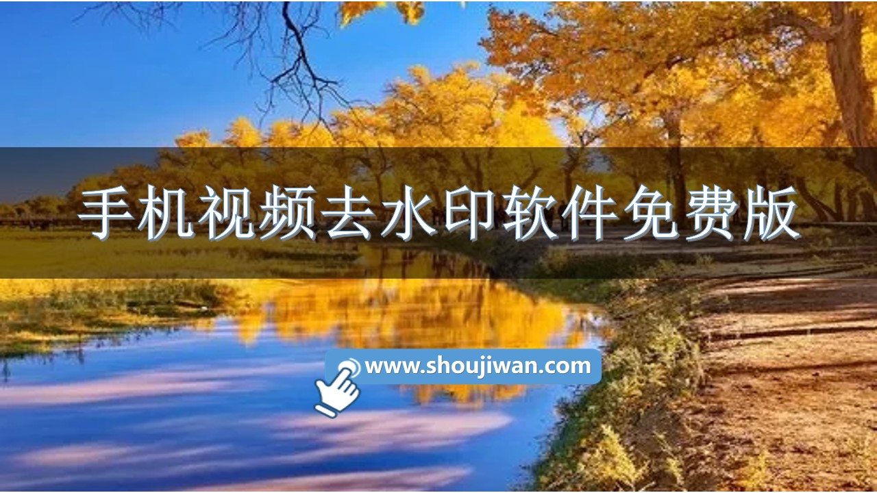 手机视频去水印软件免费版