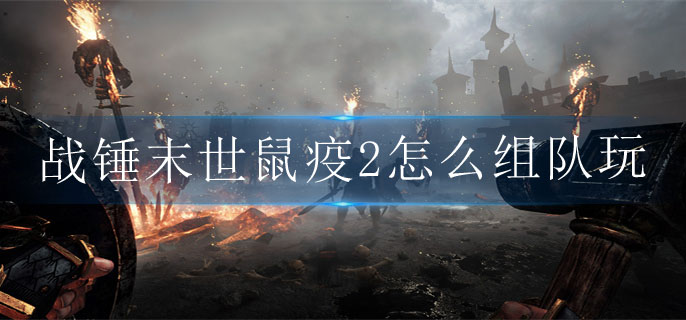 战锤末世鼠疫2怎么组队玩