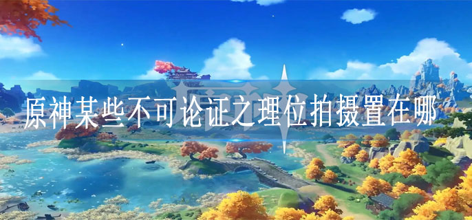 原神某些不可论证之理位拍摄置在哪