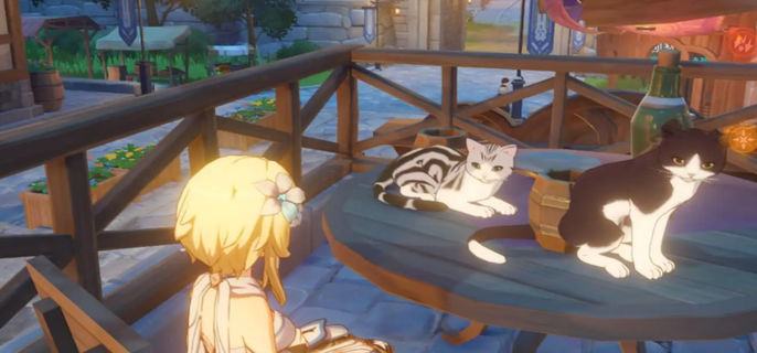 原神两只猫叫什么名字-原神两只猫的名字