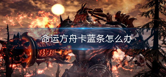 命运方舟卡蓝条怎么办