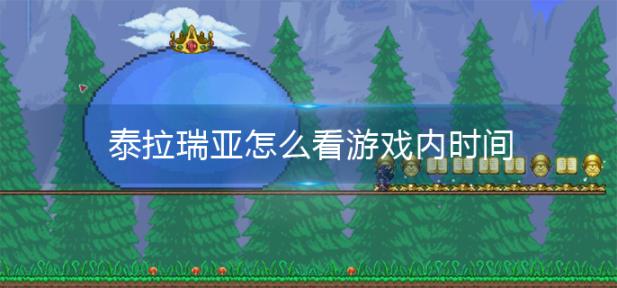 泰拉瑞亚怎么看游戏内时间