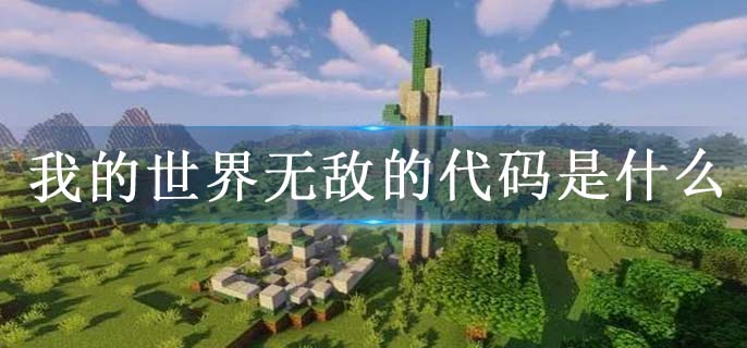 我的世界无敌的代码是什么