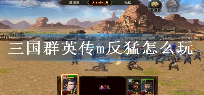 三国群英传m反猛怎么玩