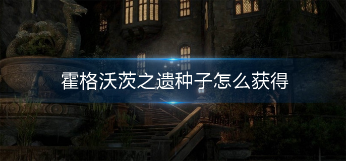 霍格沃茨之遗种子怎么获得