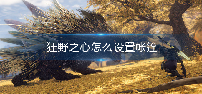 狂野之心怎么设置帐篷