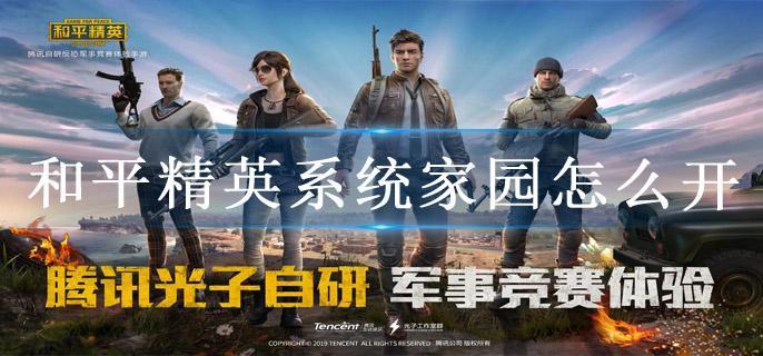 和平精英系统家园怎么开