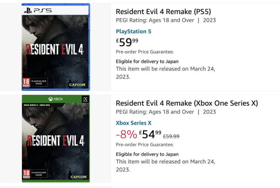 生化危机4重制版xbox价格多少-游戏不同版本售价一览