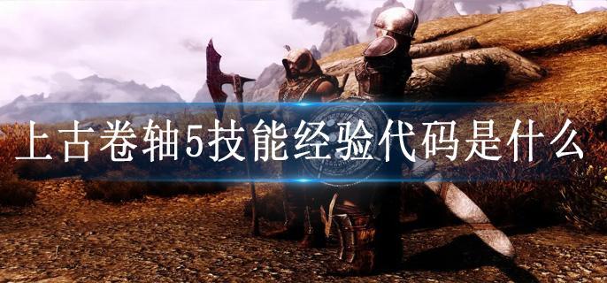 上古卷轴5技能经验代码是什么