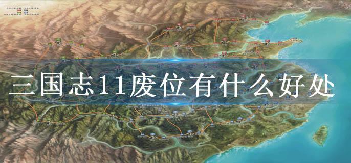 三国志11废位有什么好处