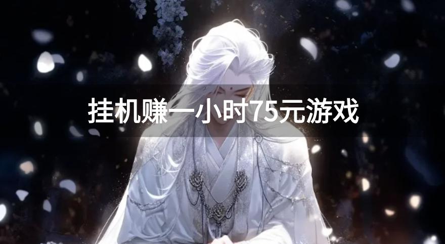 挂机赚一小时75元游戏