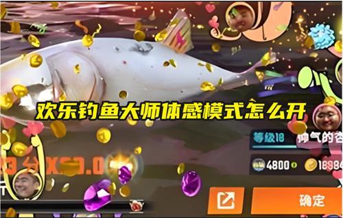 欢乐钓鱼大师体感模式怎么开