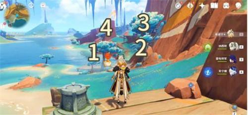 原神白栗栎木快速采集路线-白栗栎木速刷路线