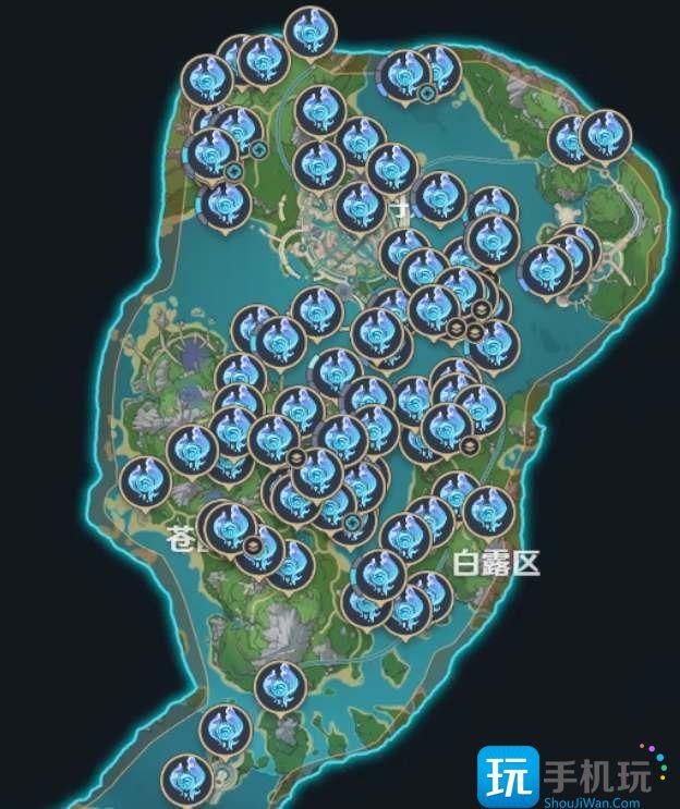原神4.0水神瞳位置大全图2