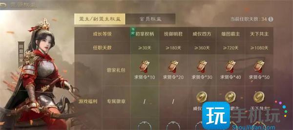三国谋定天下盟主官员权益奖励有哪些