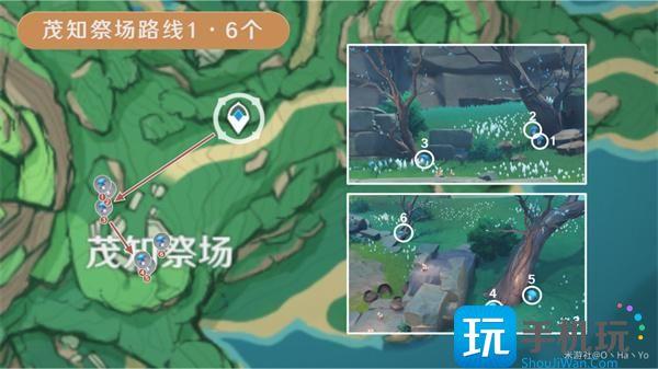 原神幽灯蕈位置采集路线图大全图3