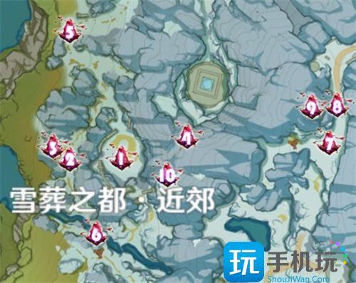 原神绯红玉髓全部详细位置图6