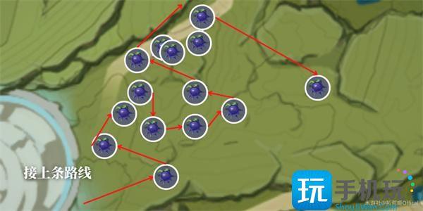 原神钩钩果采集点路线图大全