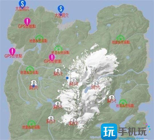 森林之子地图全收集大致点位图2