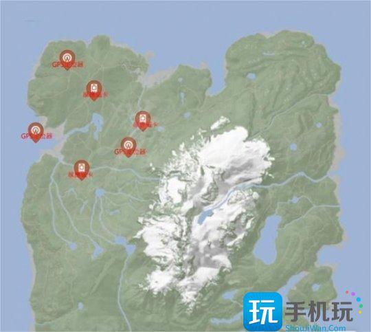 森林之子地图全收集大致点位图4