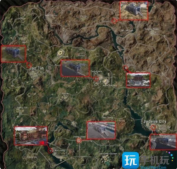 绝地求生PUBG荣都交易所位置一览图1