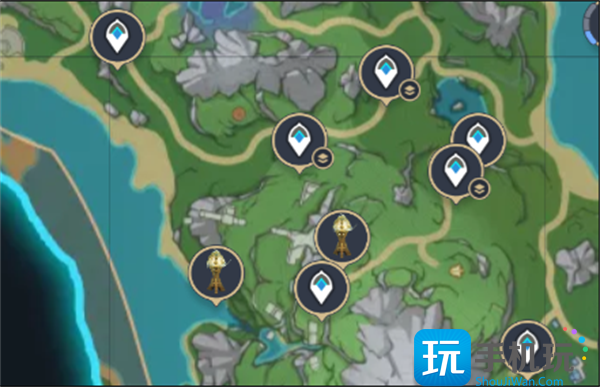 原神4.0荒芒机关位置大全图9