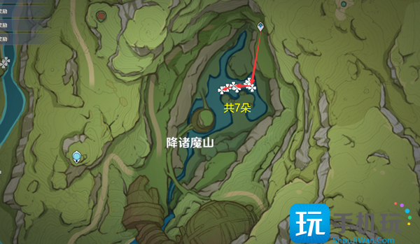 原神月莲采集路线图大全图1