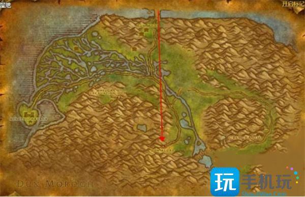 魔兽世界荒芜之地位置一览图4