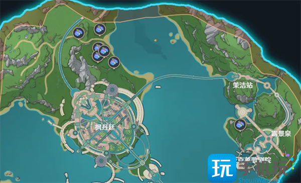 原神柔灯铃采集路线图一览图2