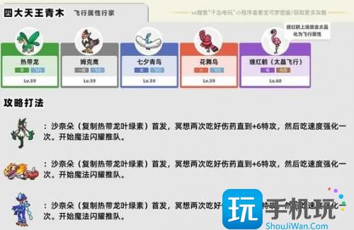 宝可梦朱紫四大天王打法分享 宝可梦朱紫四大天王怎么打